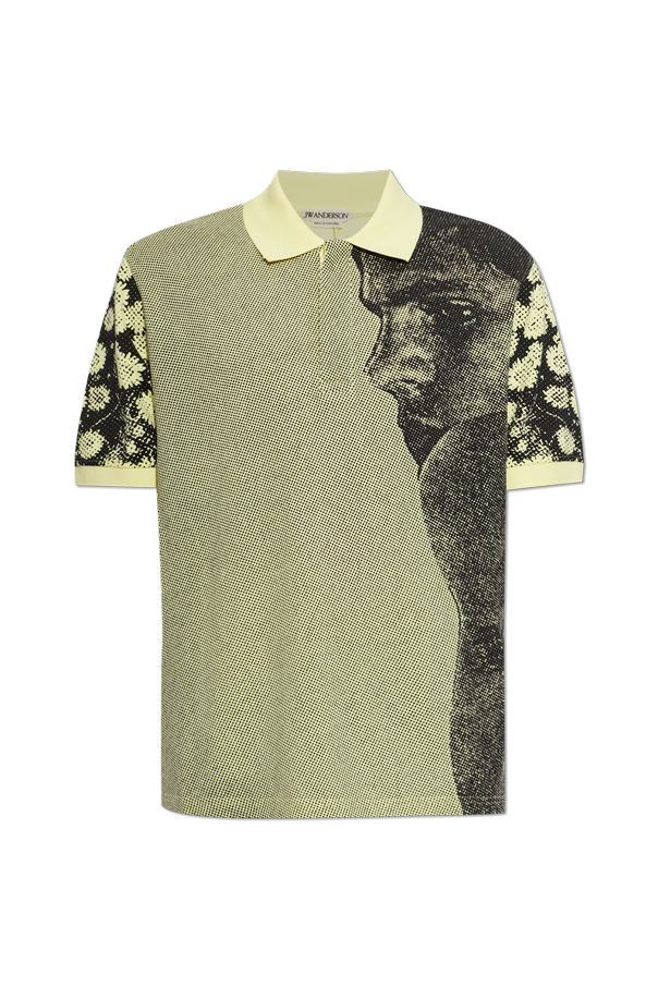 Polo shirt with print od JW Anderson