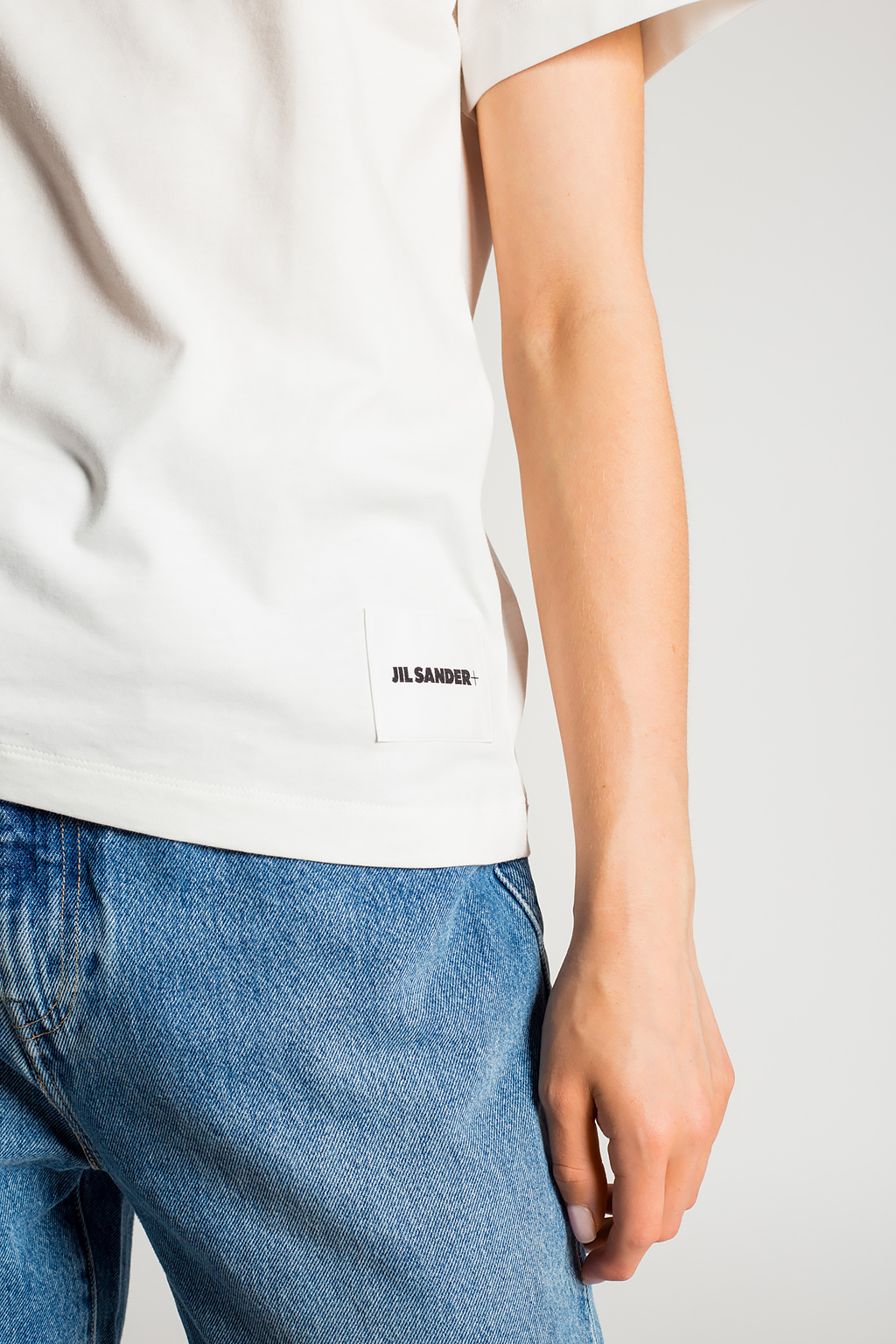 JIL SANDER+ jil sander plus printed logo back tee jpur