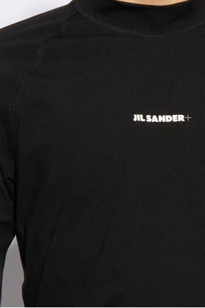 JIL SANDER drawstring-sleeved T-shirt