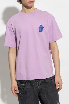 JW Anderson Nanushka logo-embroidered organic-cotton T-shirt