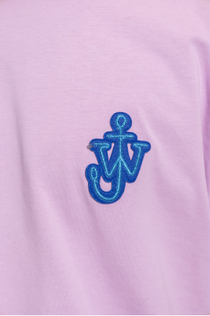 JW Anderson Nanushka logo-embroidered organic-cotton T-shirt