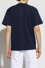 JW Anderson NAVY BLUE T-shirt with logo