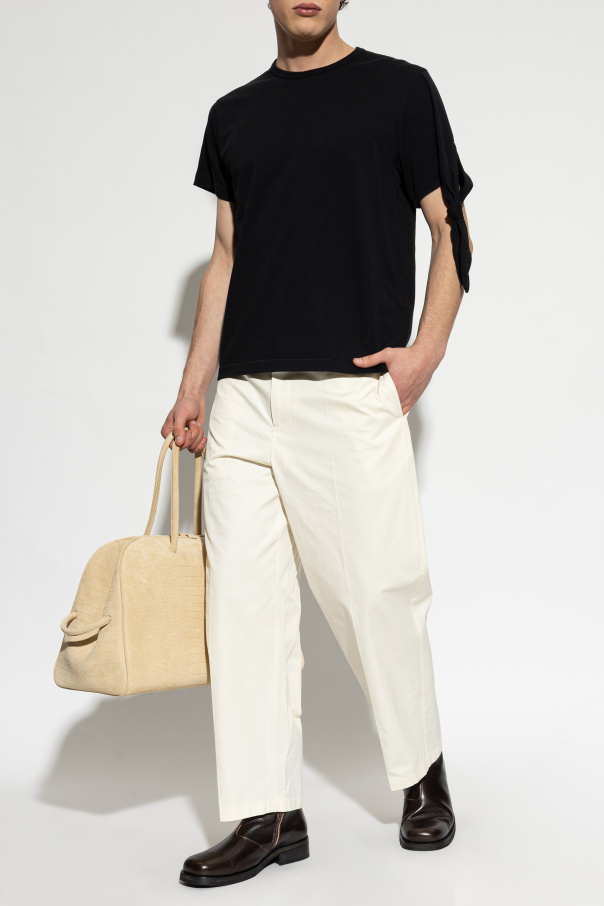 JW Anderson T-shirt with a knot on the shoulder