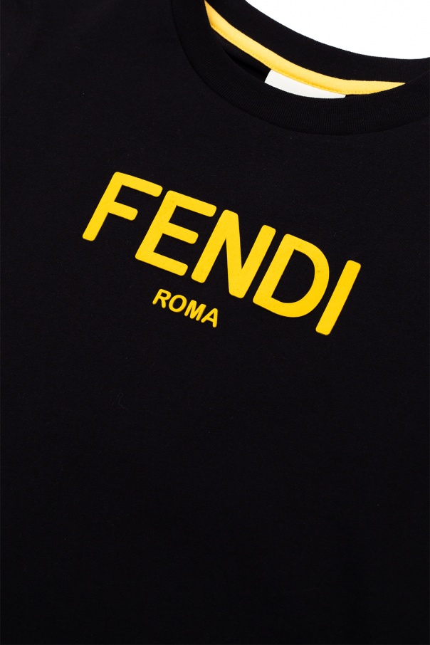 Logo T-shirt Fendi Kids - Vitkac France