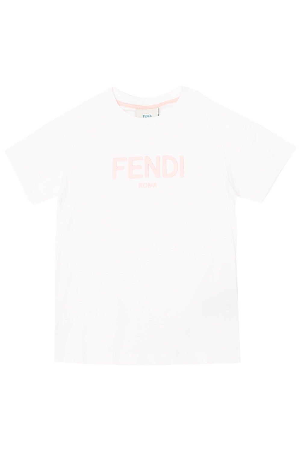 fendi 9N4 Kids Logo T-shirt