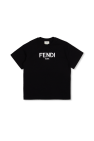 Fendi Kids Fendi monster print T-shirt
