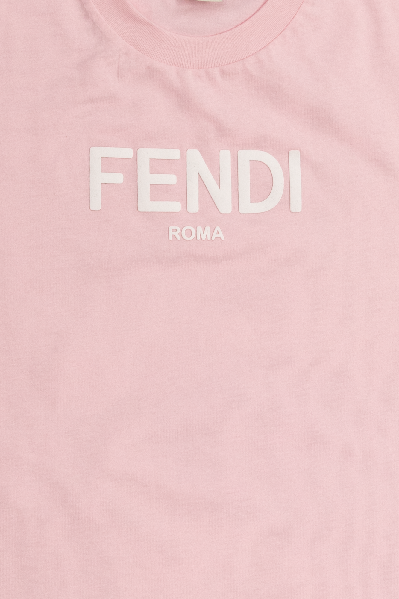 fendi single-breasted Kids T-shirt with logo