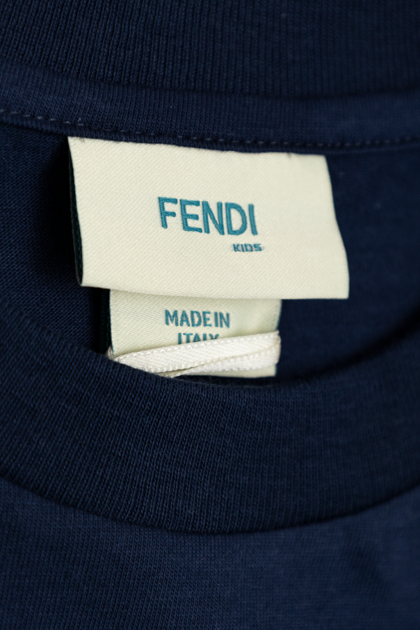 Fendi Kids T-shirt z nadrukiem