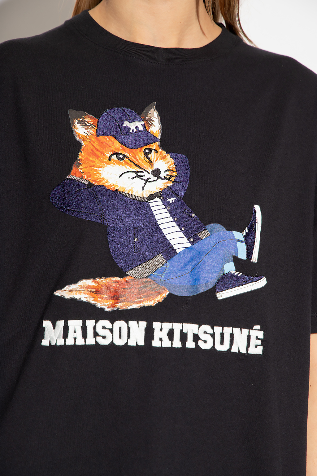 Maison Kitsuné T-shirt with logo