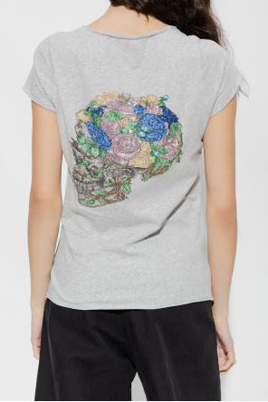 Zadig & Voltaire ‘Tunisien’ T-shirt with skull