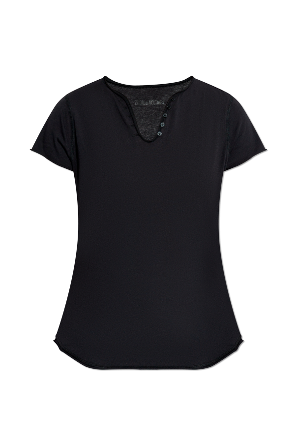 Zadig & Voltaire T-shirt `Henley`