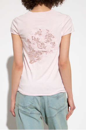 Zadig & Voltaire T-shirt with floral motif