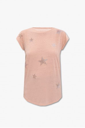 T-shirt with glossy appliqué od Zadig & Voltaire