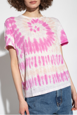 Zadig & Voltaire T-shirt ‘Omma’ z efektem ‘tie-dye’