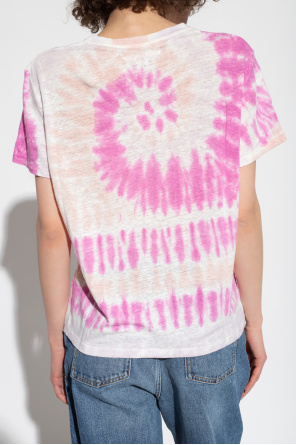 Zadig & Voltaire T-shirt ‘Omma’ z efektem ‘tie-dye’