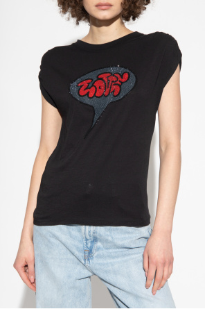 Zadig & Voltaire T-shirt z nadrukiem ‘Adele Love Bubble’