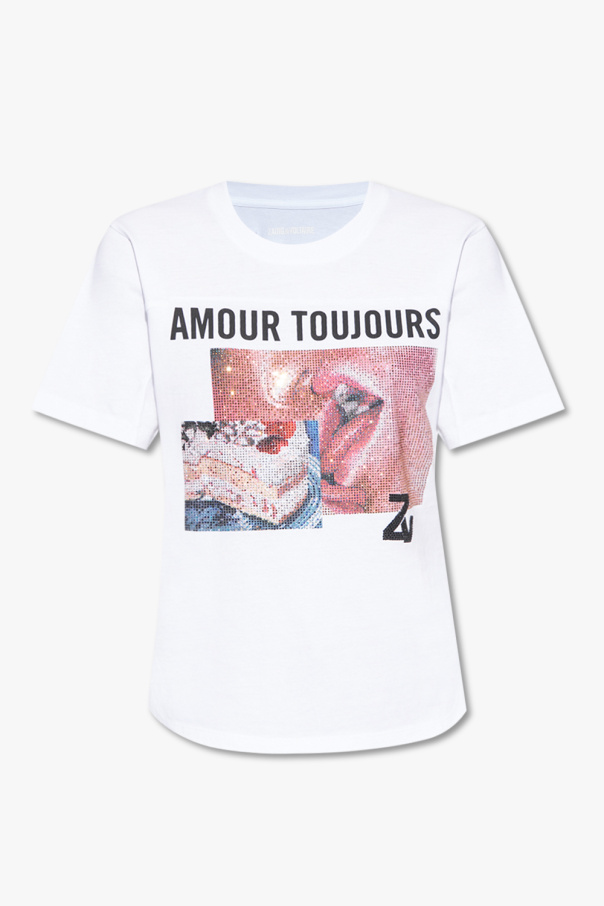 Zadig & Voltaire ‘Bow Photoprint Cake’ printed T-shirt