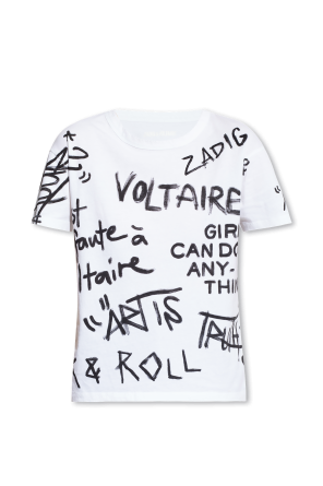 ‘marta’ t-shirt with the manifesto od Zadig & Voltaire