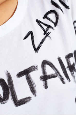 Zadig & Voltaire T-shirt z napisami ‘Marta’
