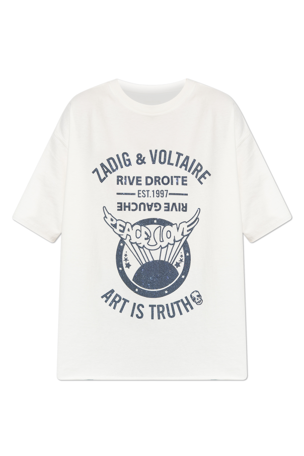 Cotton T-shirt with logo od Zadig & Voltaire