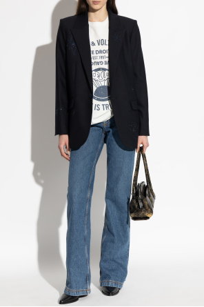 Camiseta de algodón con logo od Zadig & Voltaire