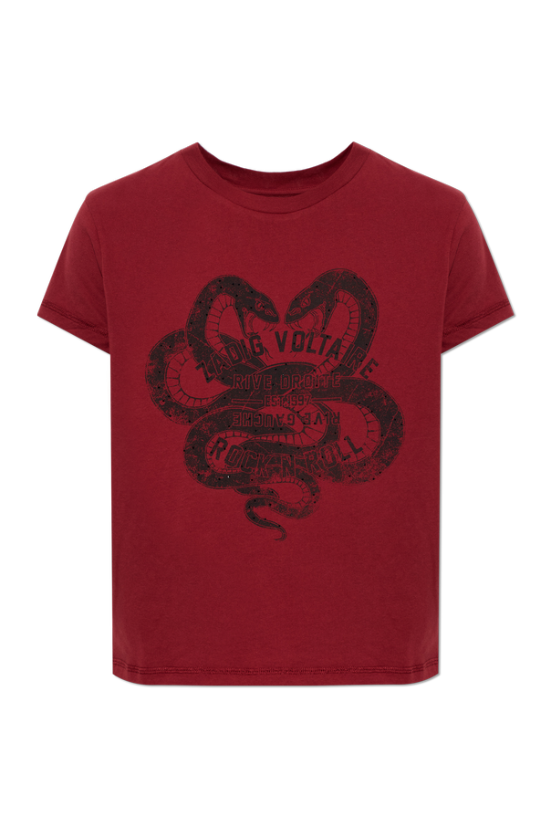 T-shirt with print od Zadig & Voltaire