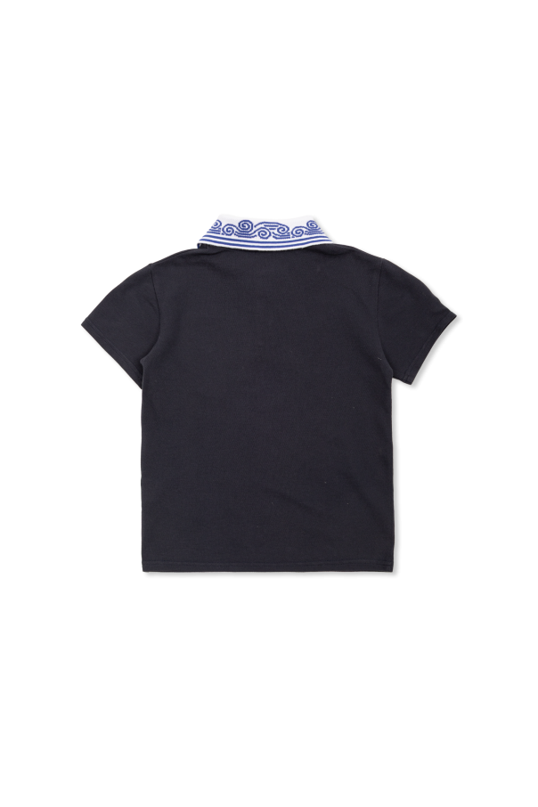 Casablanca Kids Polo with embroidered logo