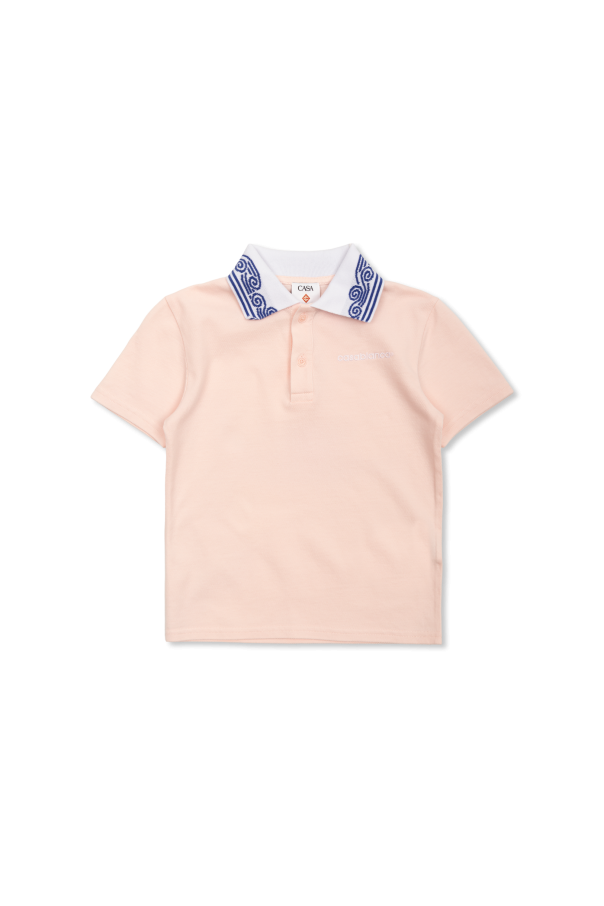 Polo with embroidered logo od Casablanca Kids