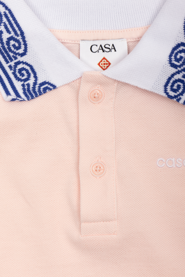Casablanca Kids Polo mit aufgesticktem Logo