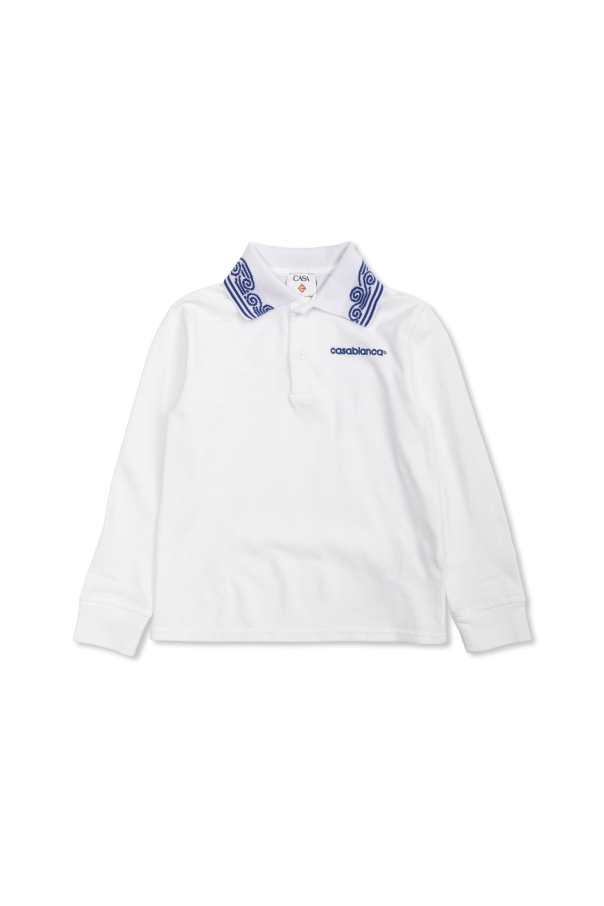 Long-sleeve polo od Casablanca Kids