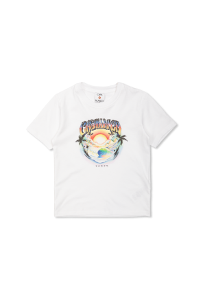 Camiseta con estampado de colores