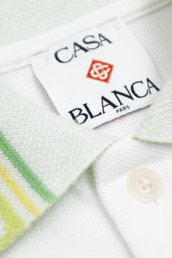 Casablanca Kids Polo with logo patch