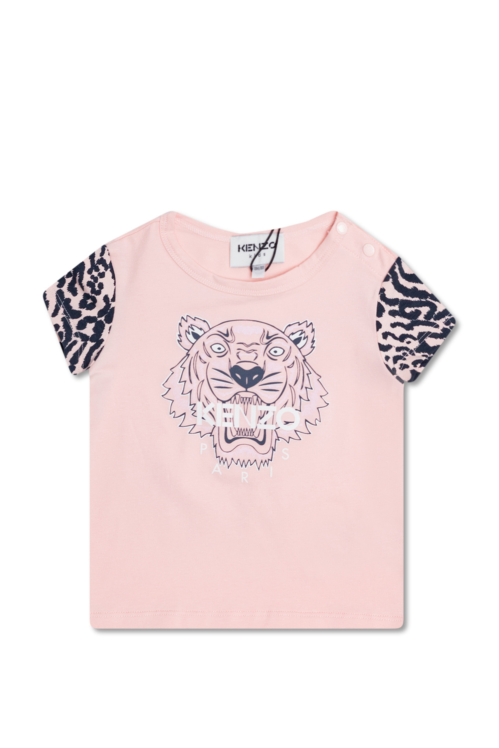 Kenzo Kids chest-pocket linen T-shirt