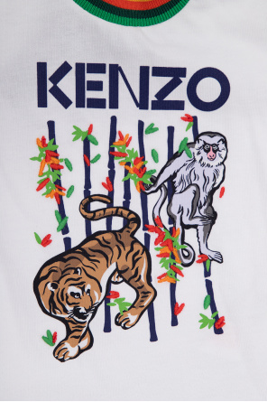 Kenzo Kids Martha floral-print shirt