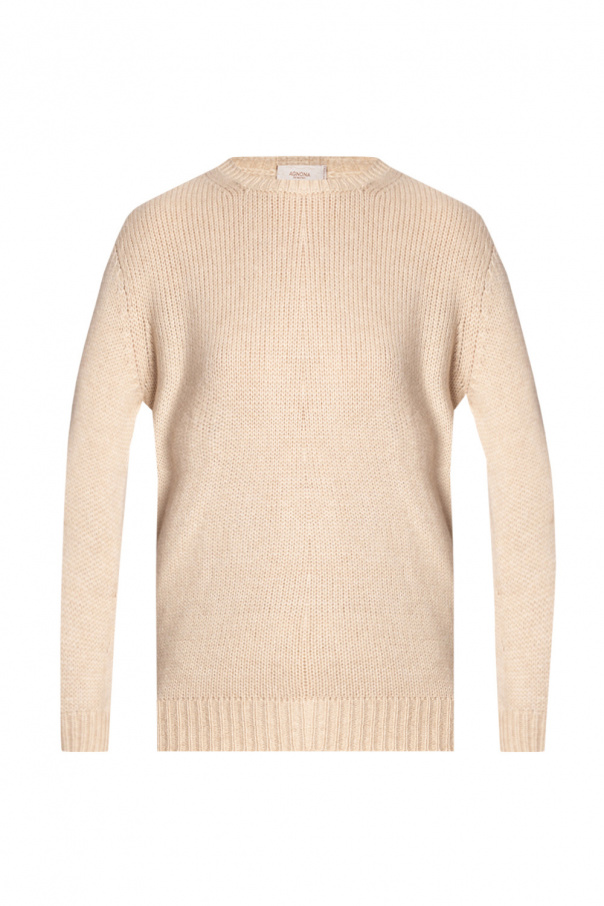 Agnona Rib-knit White sweater