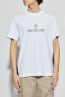 Moncler WHITE T-shirt with logo