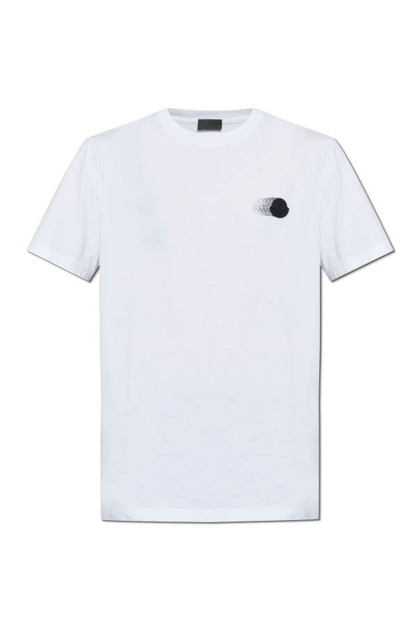 Moncler T-Shirt mit Logo-Patch