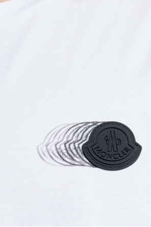 Moncler T-Shirt mit Logo-Patch