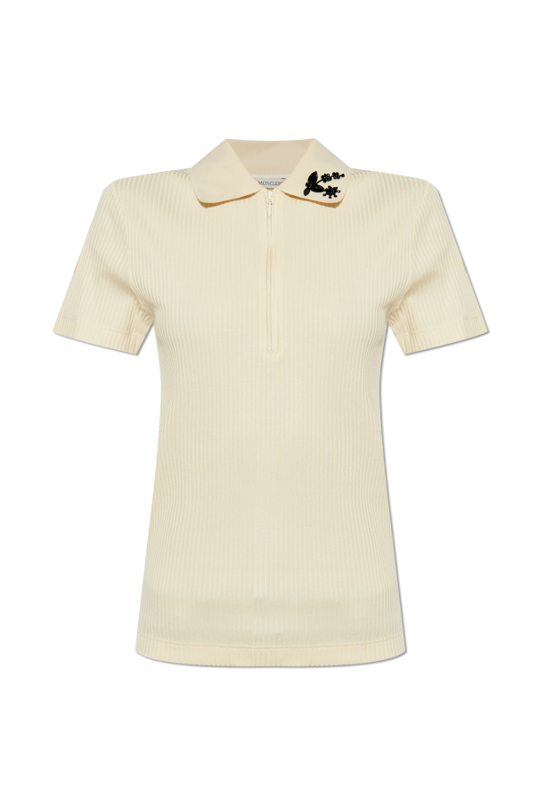 Polo with applications od Moncler