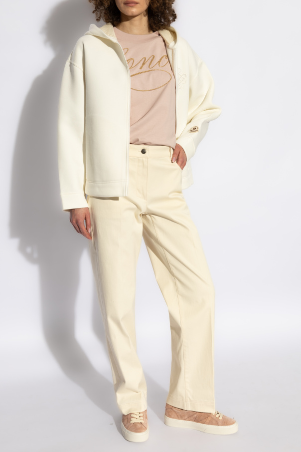 Moncler Camiseta con logo bordado