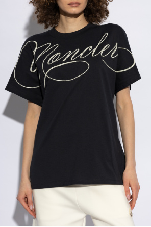 Moncler T-shirt with embroidered logo