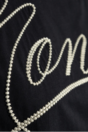 Moncler T-shirt with embroidered logo