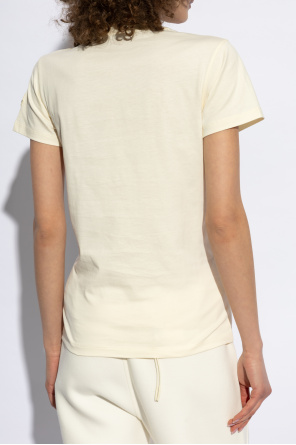 Moncler T-Shirt mit glänzenden Applikationen