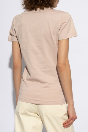 Moncler T-Shirt mit glänzenden Applikationen