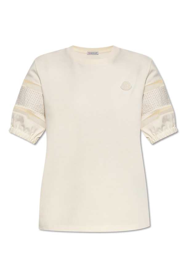 T-shirt with decorative sleeves, zdjęcie 1 T-shirt with decorative sleeves od Moncler