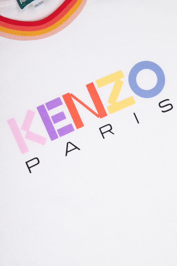 Kenzo Kids Mens Charcoal Zip Through Hoodie