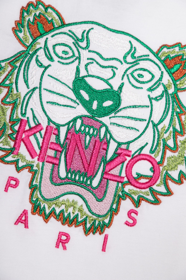 Kenzo Kids T-shirt with logo appliqué