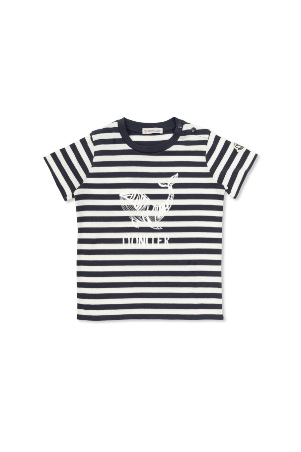 T-shirt with stripe pattern od Moncler Enfant