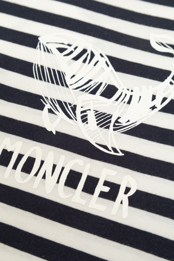 Moncler Enfant T-shirt with stripe pattern