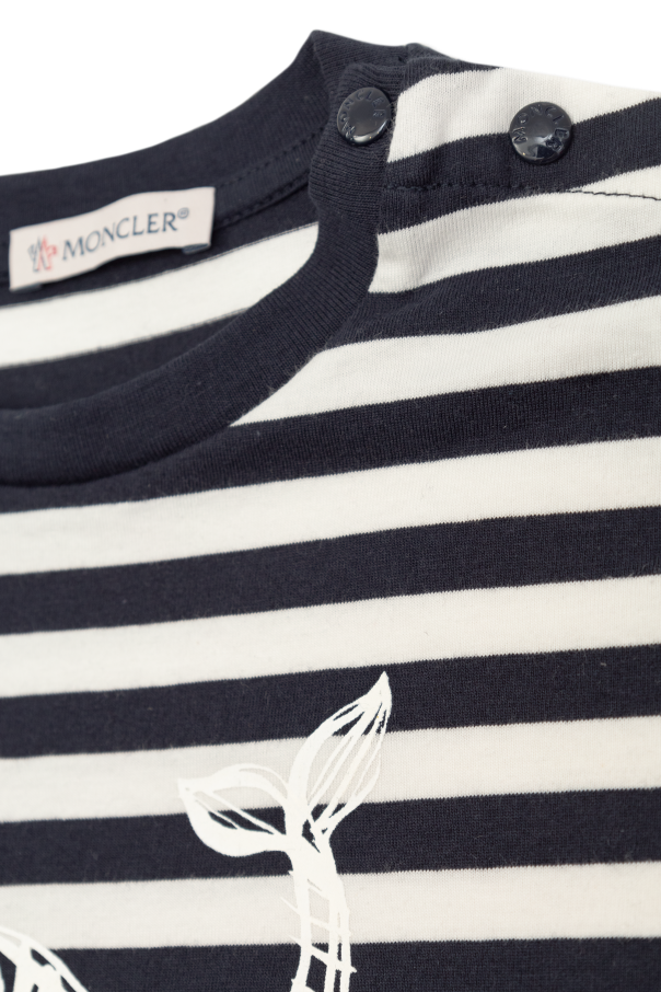 Moncler Enfant T-shirt with stripe pattern
